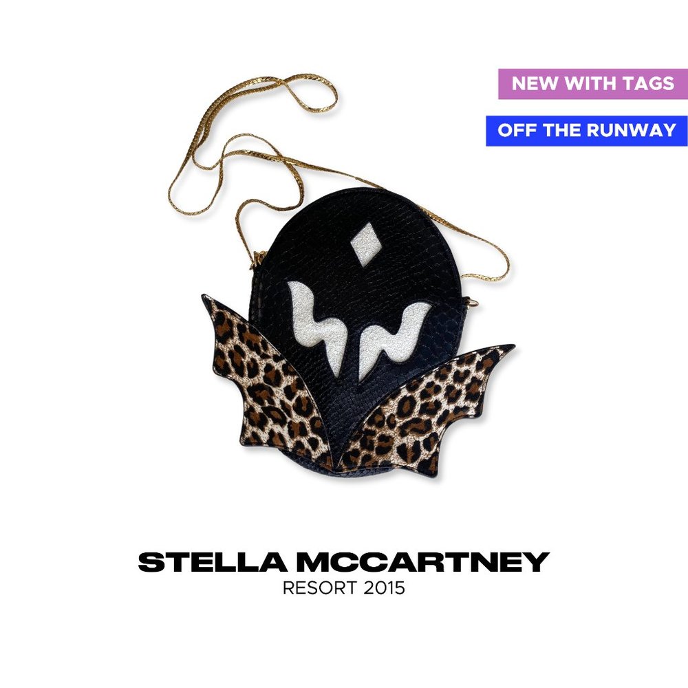 NEW Stella McCartney Superhero Clutch Crossbody Bag